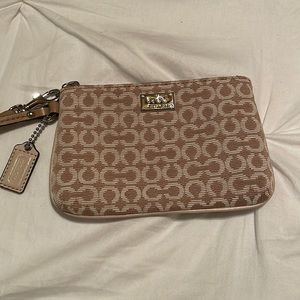 Coach mini wristlet